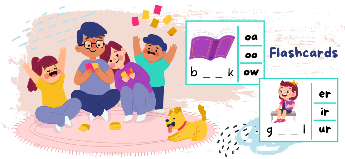 flashcard for digraph understanding