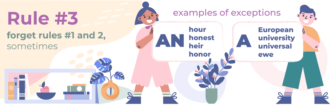 the example of noun