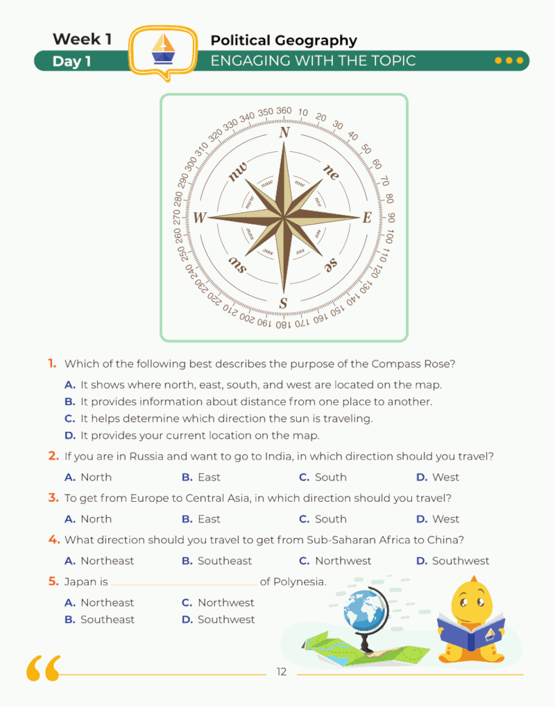 6th Grade Social Studies: Daily Practice Workbook