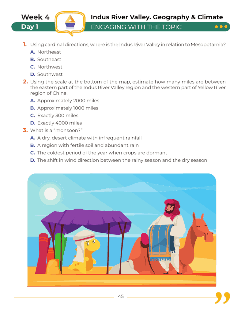 6th Grade Social Studies: Daily Practice Workbook