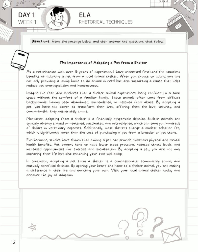 Kids Summer Academy by ArgoPrep: Grade 10-11 Kids Summer Academy by ArgoPrep: Grade 10-11