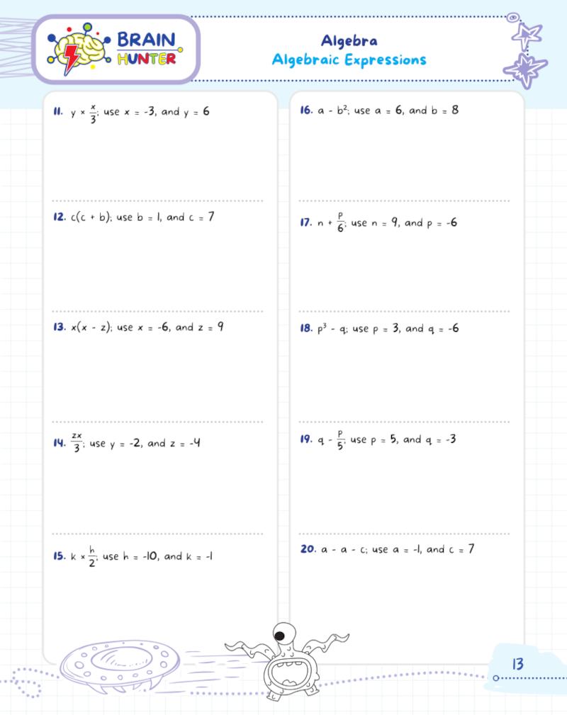 High School Algebra Practice Workbook High School Algebra Practice Workbook