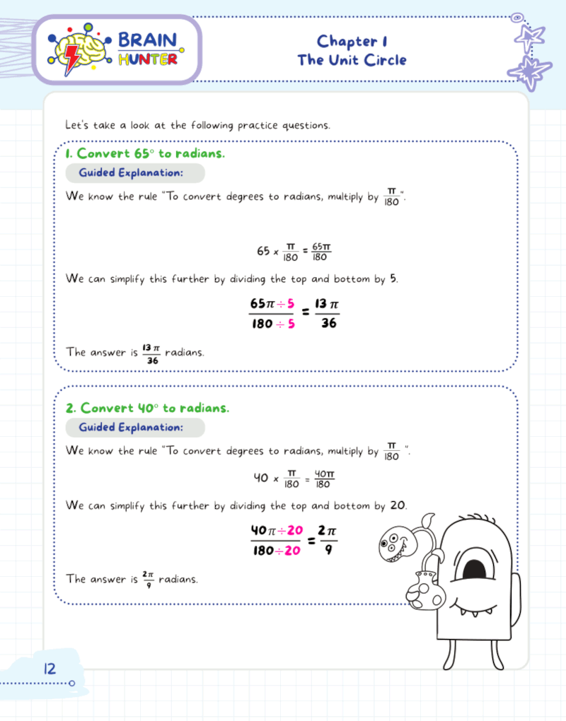 High School Trigonometry Practice Workbook High School Trigonometry Practice Workbook