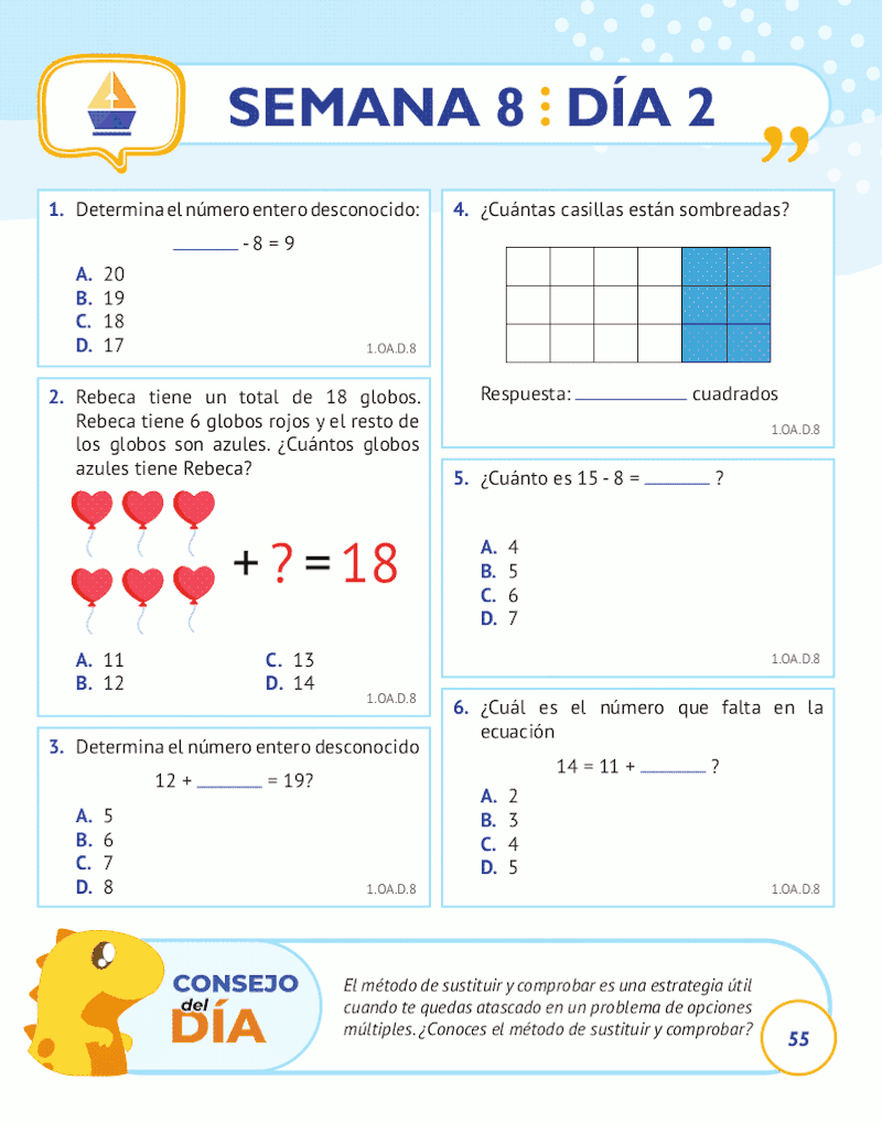 1st Grade Common Core Math: Spanish Edition