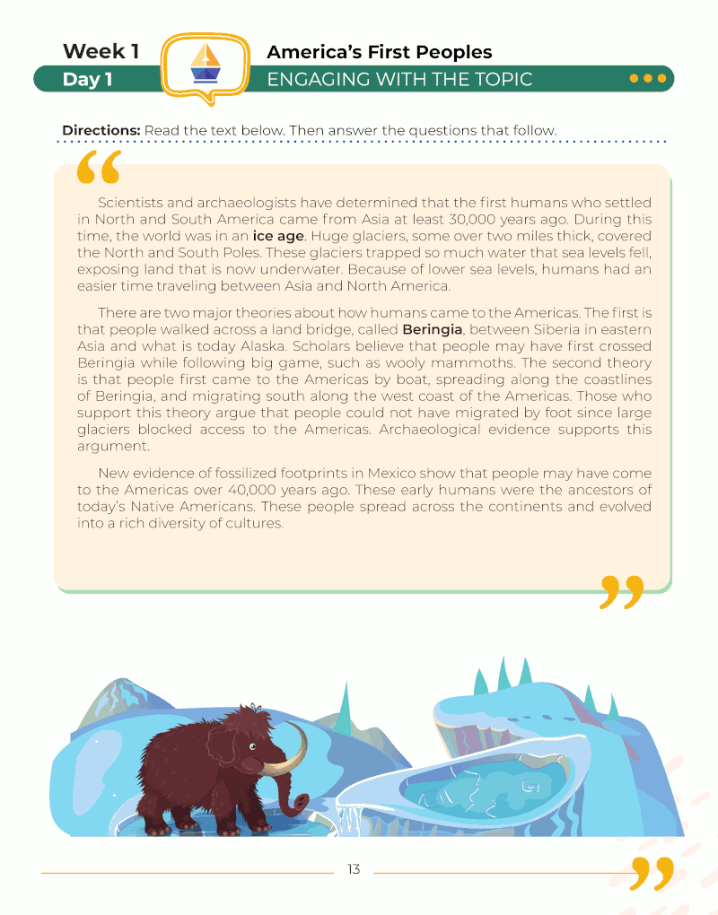 7th Grade Social Studies: Daily Practice Workbook