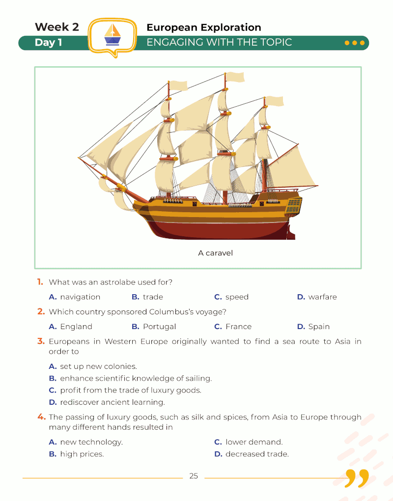 7th Grade Social Studies: Daily Practice Workbook