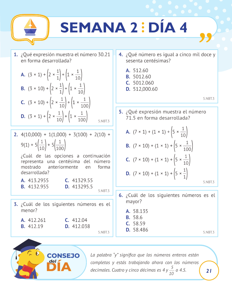 5th Grade Common Core Math: Spanish Edition 5th Grade Common Core Math: Spanish Edition