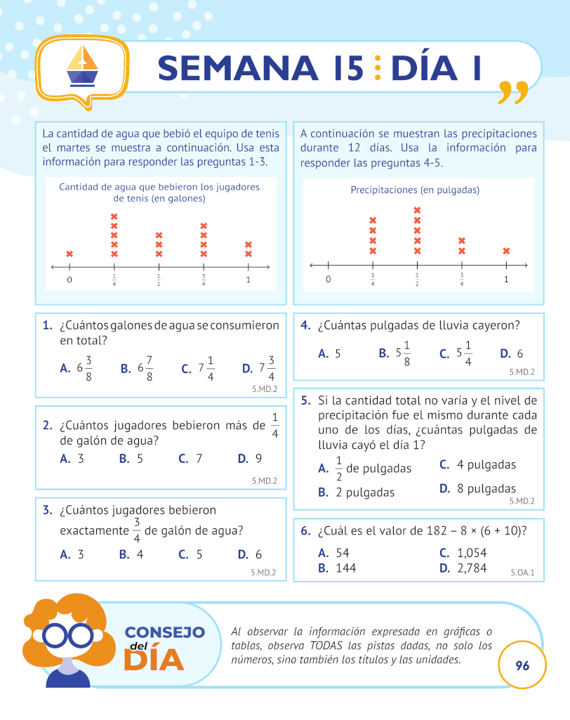 5th Grade Common Core Math: Spanish Edition 5th Grade Common Core Math: Spanish Edition