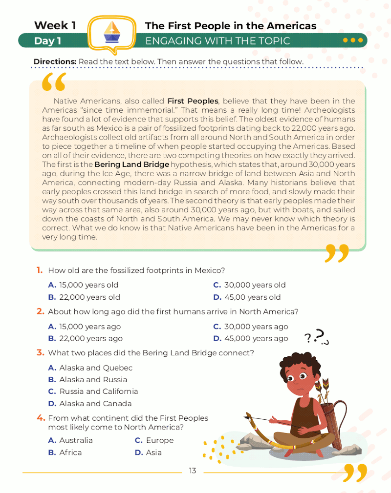 5th Grade Social Studies: Daily Practice Workbook