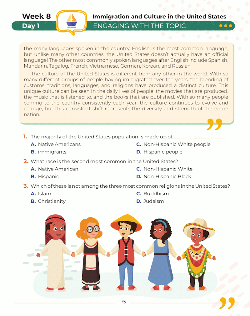 5th Grade Social Studies: Daily Practice Workbook