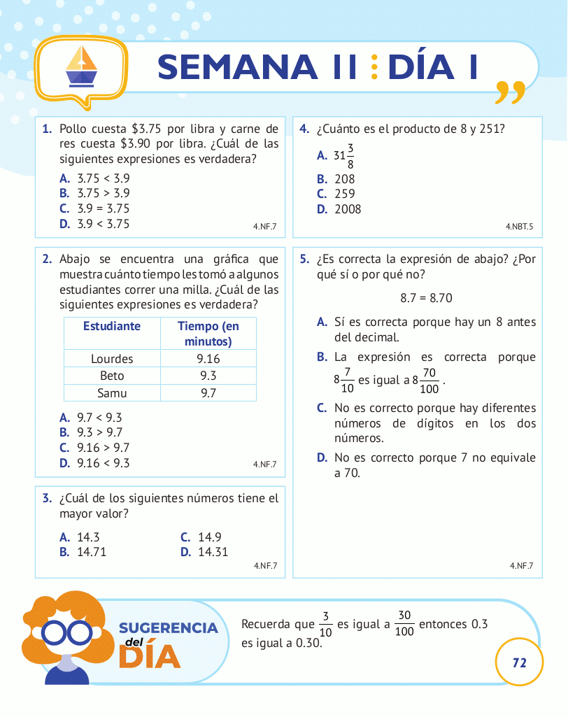 4th Grade Common Core Math: Spanish Edition 4th Grade Common Core Math: Spanish Edition