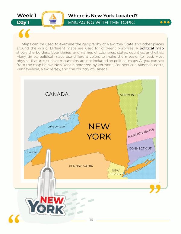 4th Grade Social Studies: Daily Practice Workbook