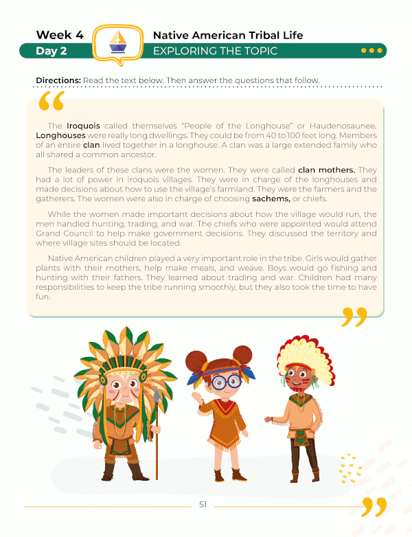 4th Grade Social Studies: Daily Practice Workbook