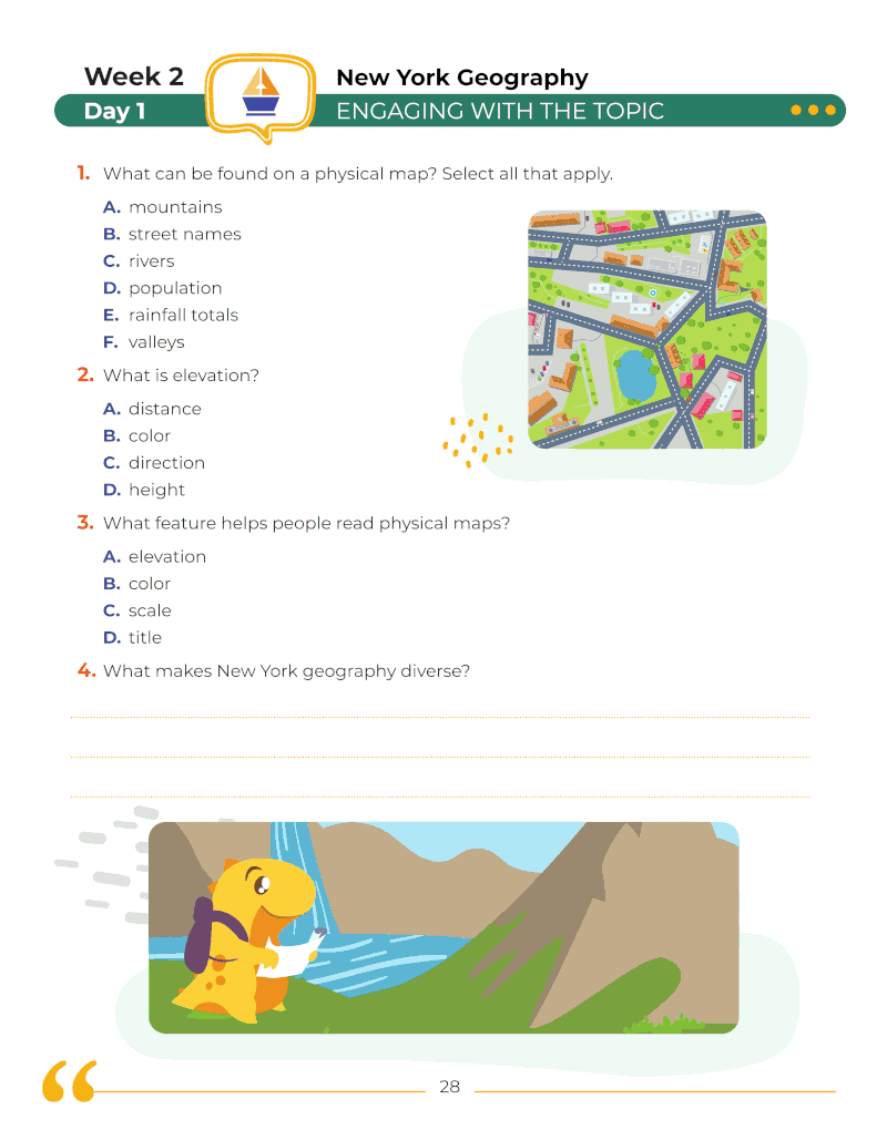4th Grade Social Studies: Daily Practice Workbook