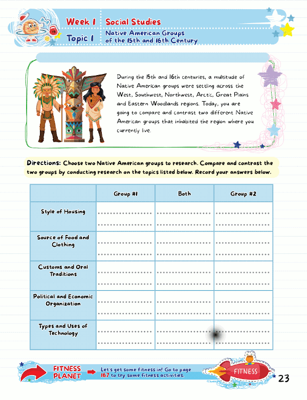 Summer Activity Playground Grade 5-6