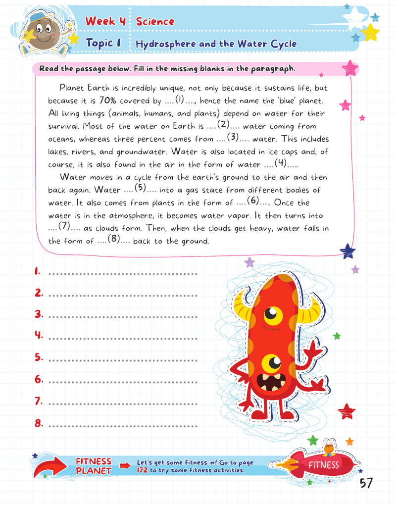 Summer Activity Playground Grade 8-9