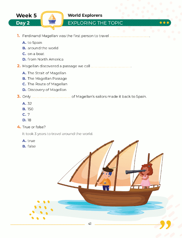 3rd Grade Social Studies: Daily Practice Workbook