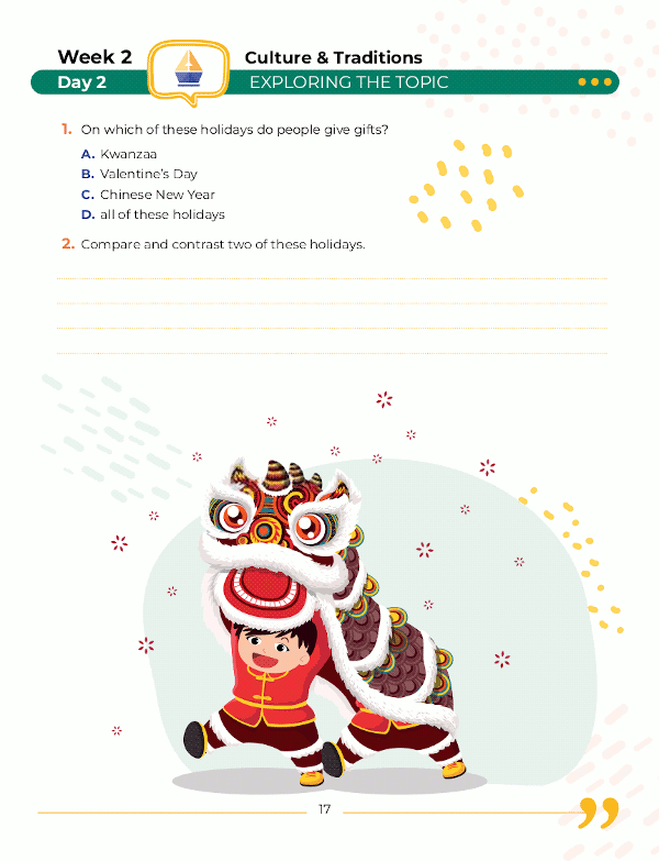 2nd Grade Social Studies: Daily Practice Workbook