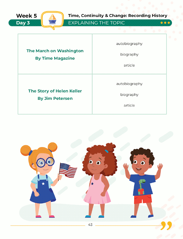 2nd Grade Social Studies: Daily Practice Workbook