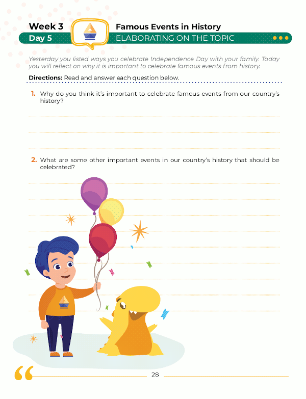 Kindergarten Social Studies: Daily Practice Workbook