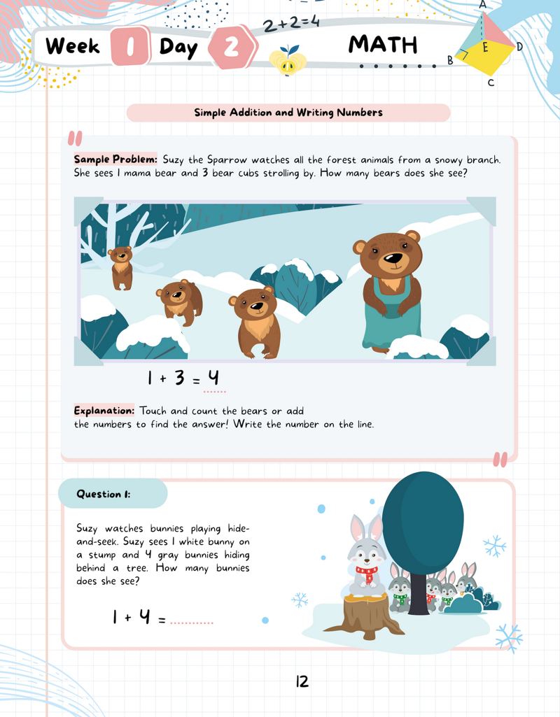 Kids Winter Academy By Argoprep: Kindergarten