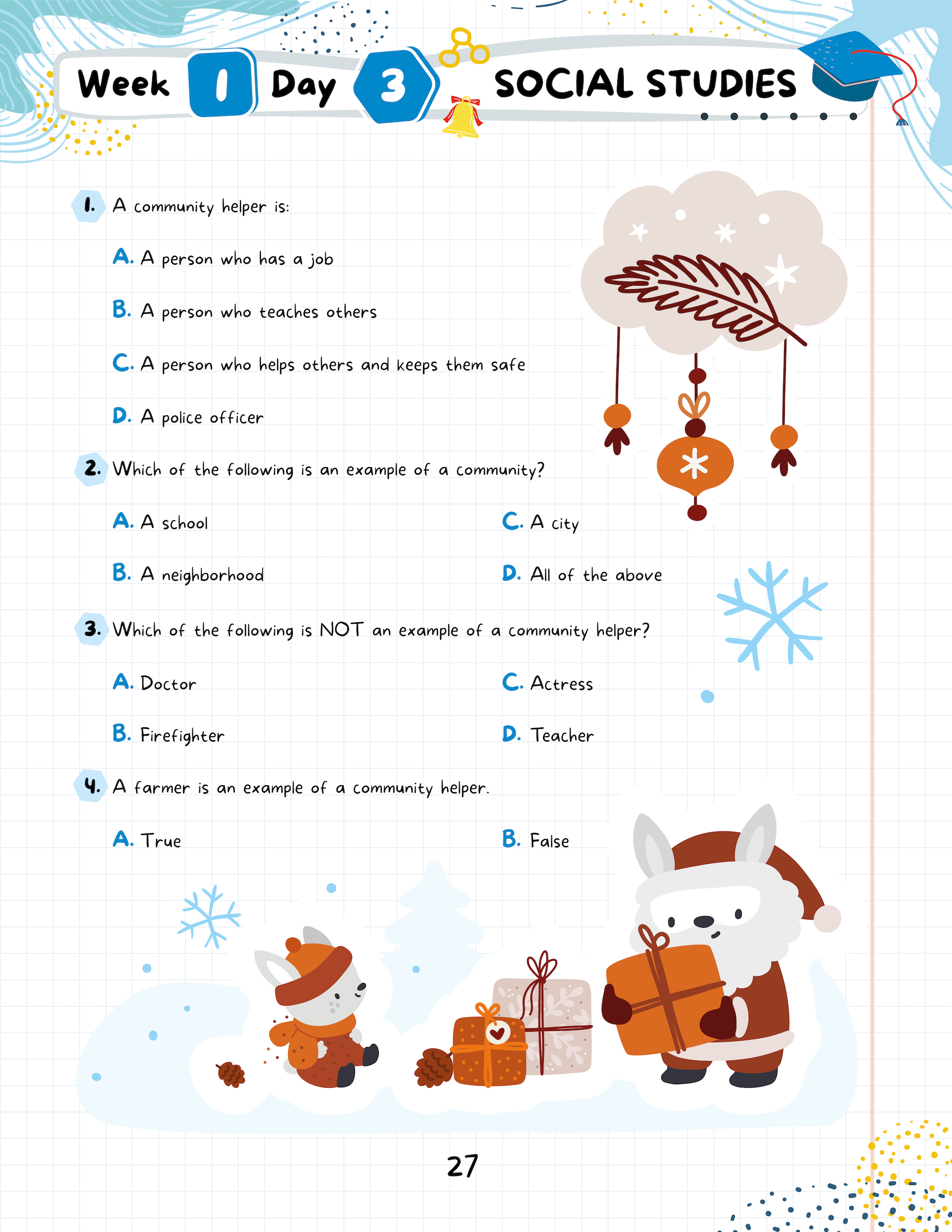 Kids Winter Academy By Argoprep: Kindergarten