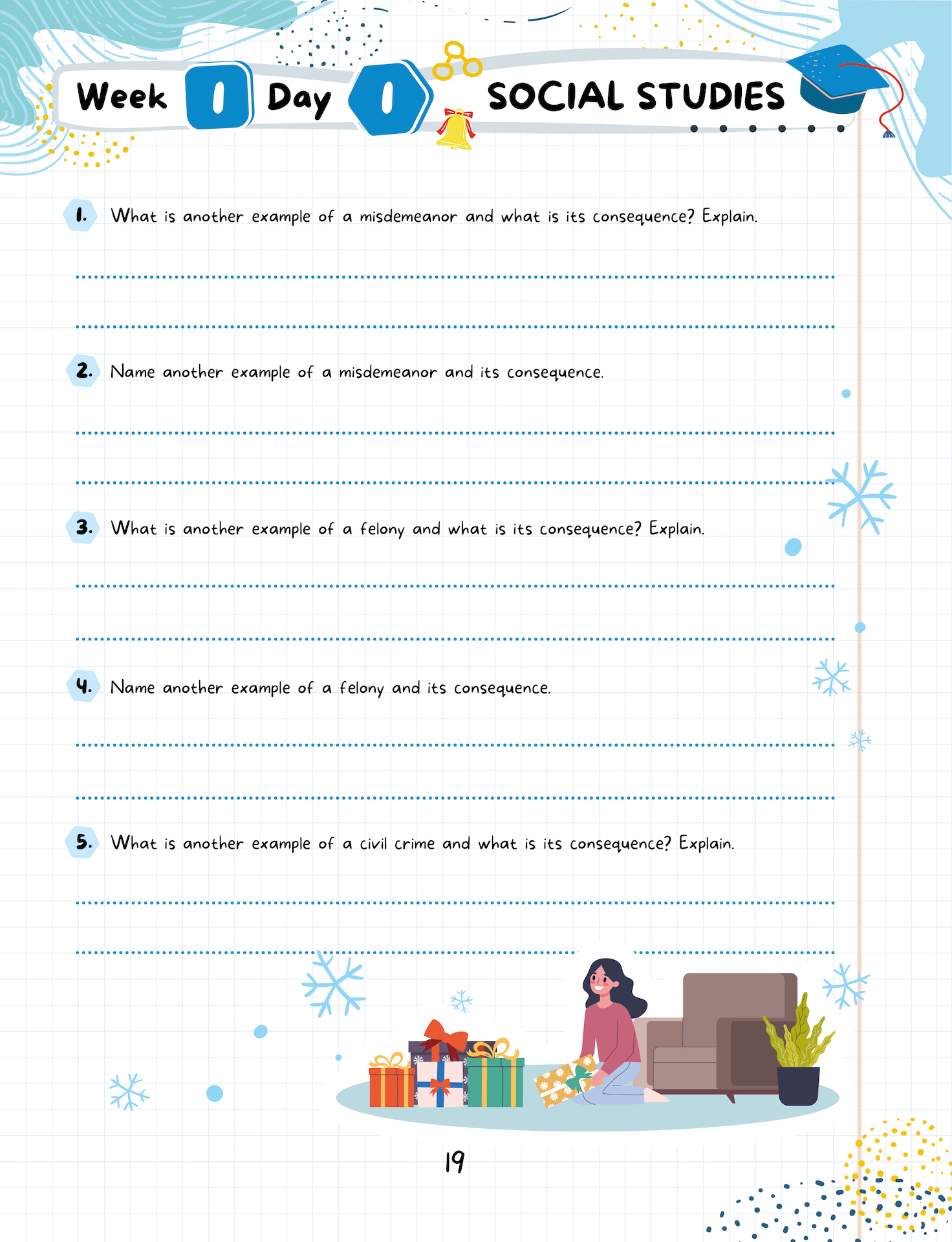 Kids Winter Academy By Argoprep: Grade 8