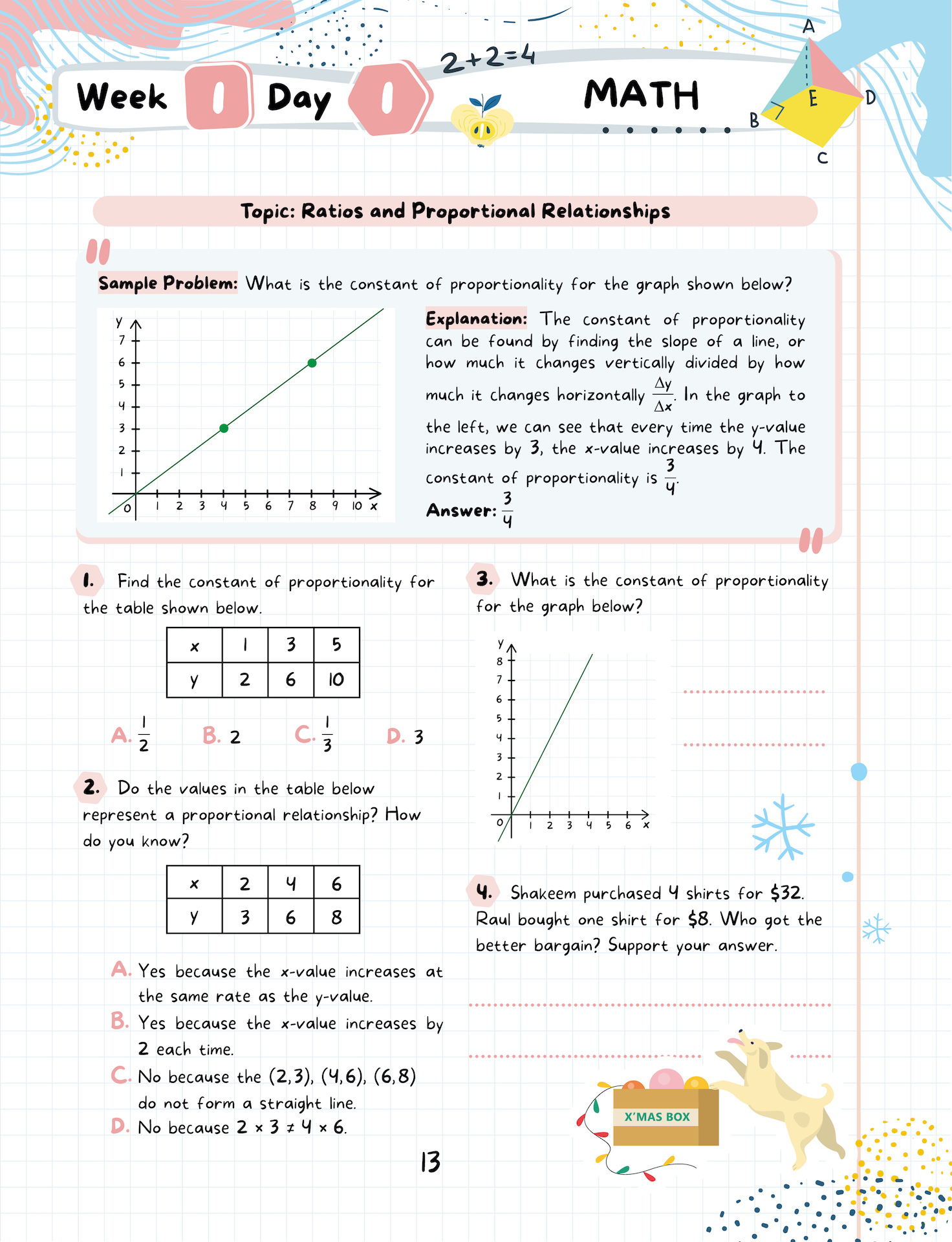 Kids Winter Academy by ArgoPrep: Grade 7