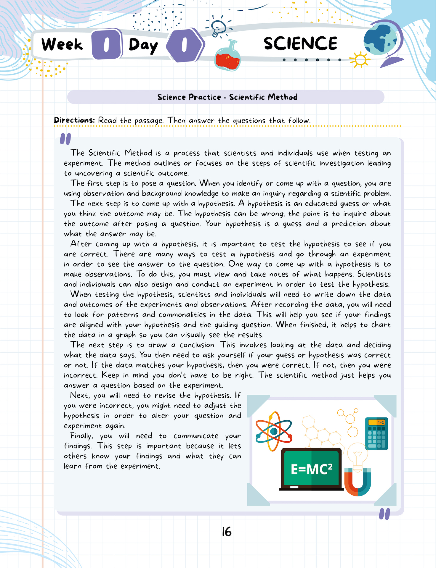 Kids Winter Academy by ArgoPrep: Grade 7