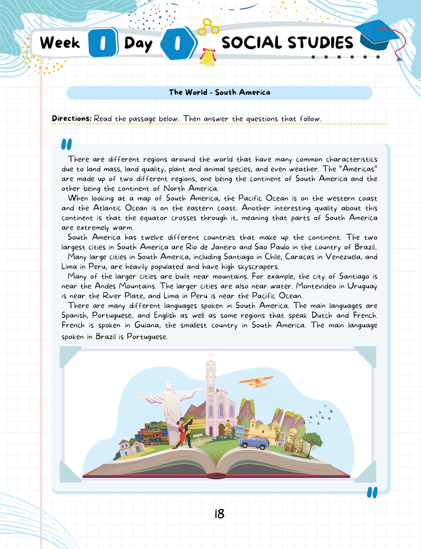 Kids Winter Academy by ArgoPrep: Grade 7
