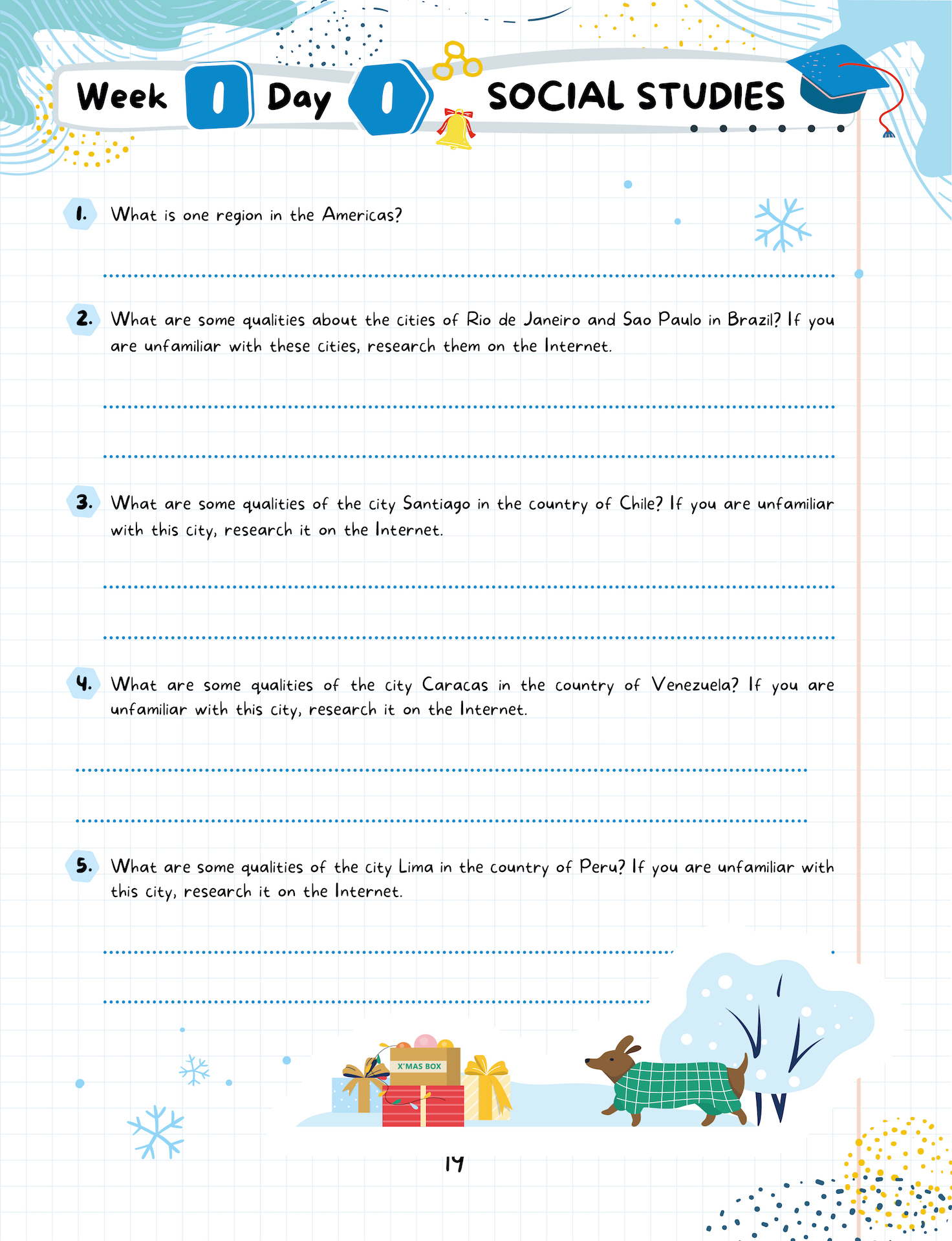 Kids Winter Academy by ArgoPrep: Grade 7