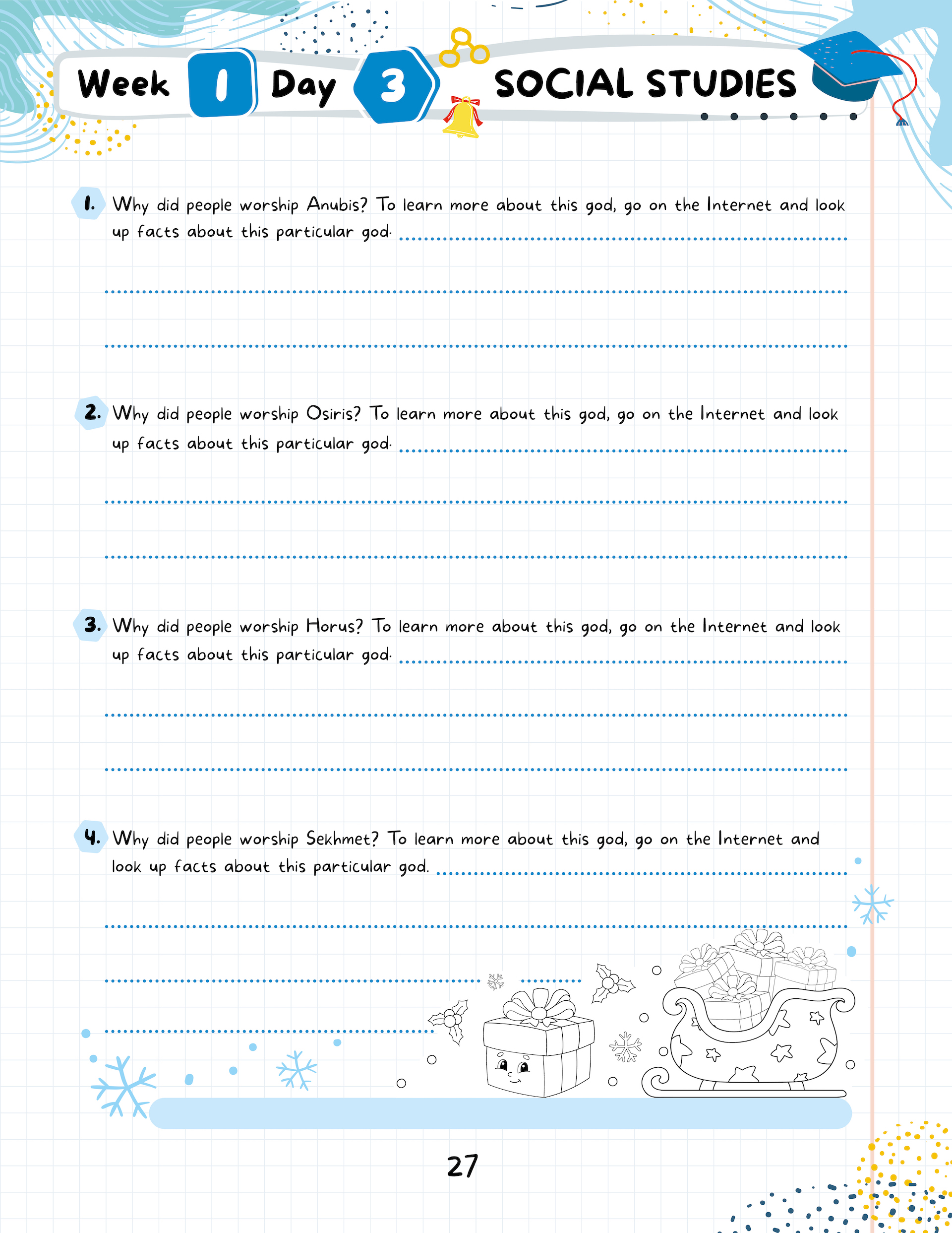 Kids Winter Academy by ArgoPrep: Grade 6