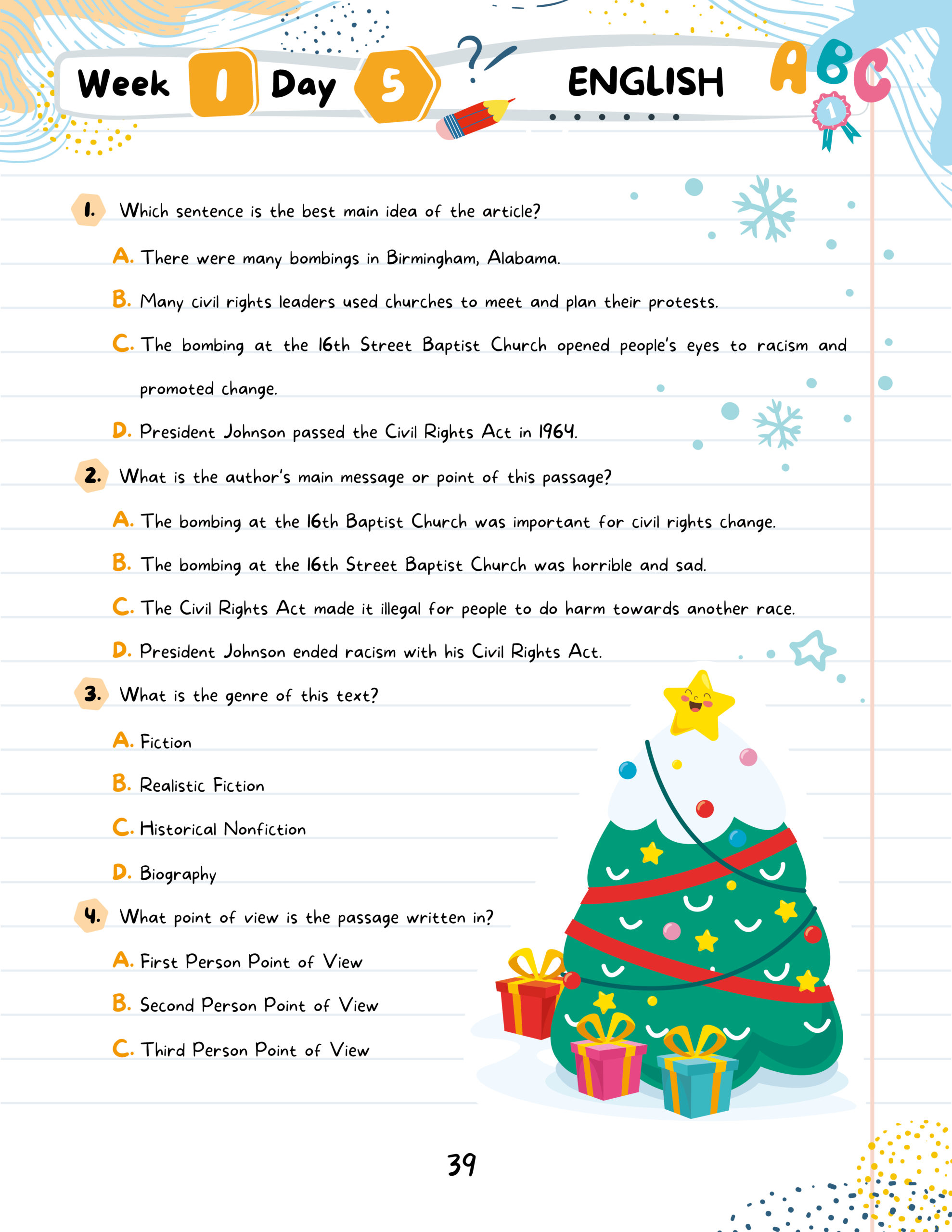 Kids Winter Academy by ArgoPrep: Grade 5 Kids Winter Academy by ArgoPrep: Grade 5