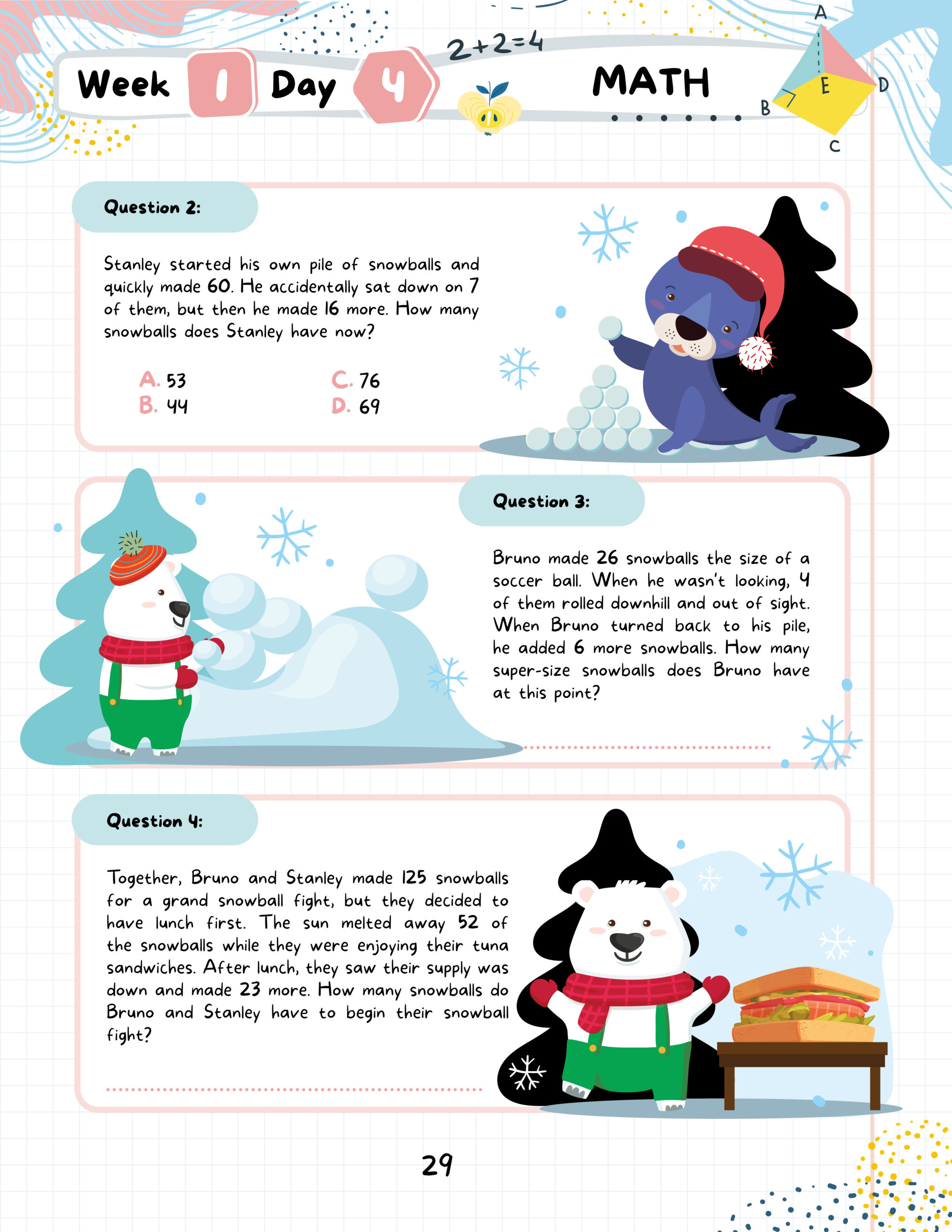 Kids Winter Academy by ArgoPrep: Grade 4 Kids Winter Academy by ArgoPrep: Grade 4