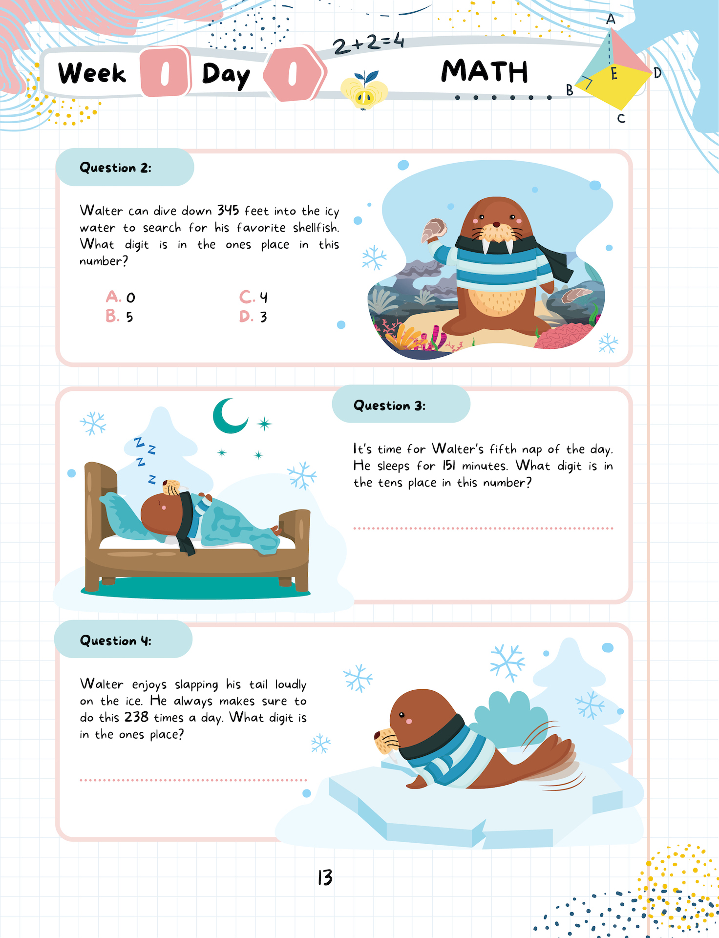 Kids Winter Academy by ArgoPrep: Grade 3