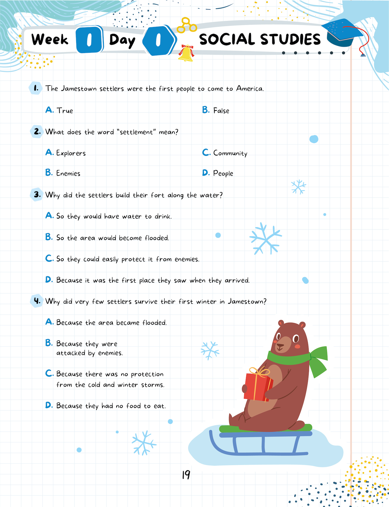 Kids Winter Academy by ArgoPrep: Grade 2