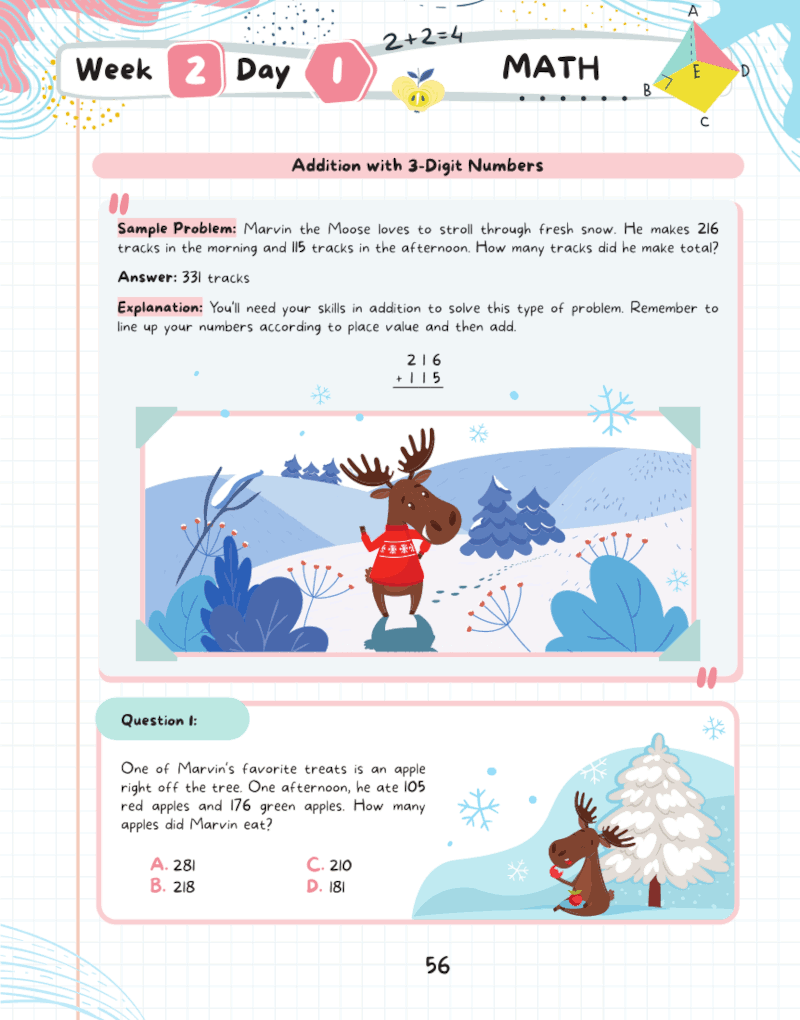 Kids Winter Academy by ArgoPrep: Grade 2
