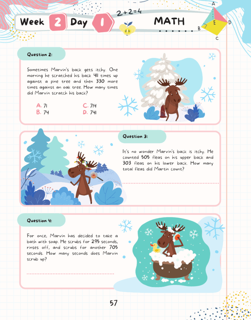 Kids Winter Academy by ArgoPrep: Grade 2