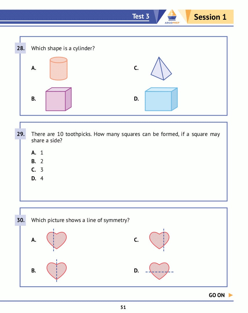 4th Grade Math Practice Book: 8 Full-Length Simulated Math Tests