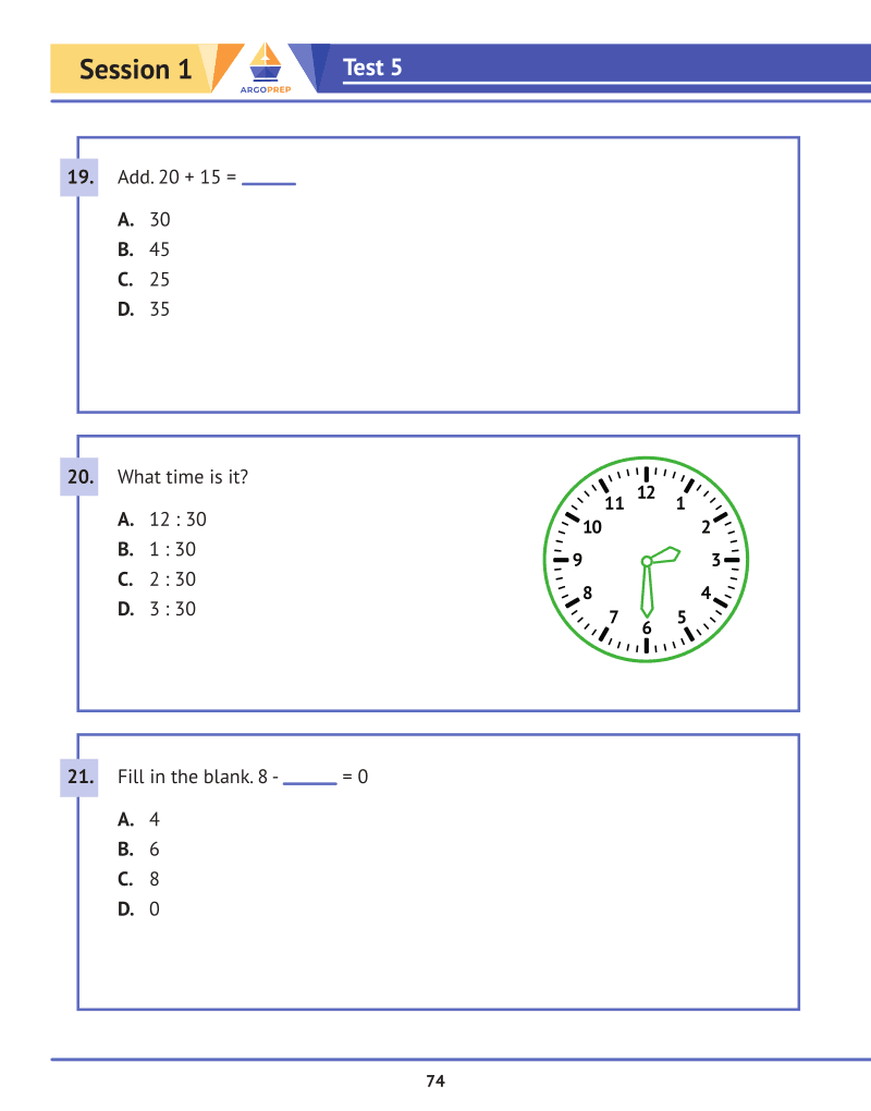 1st Grade Math Practice Book: 8 Full-Length Simulated Math Tests 1st Grade Math Practice Book: 8 Full-Length Simulated Math Tests