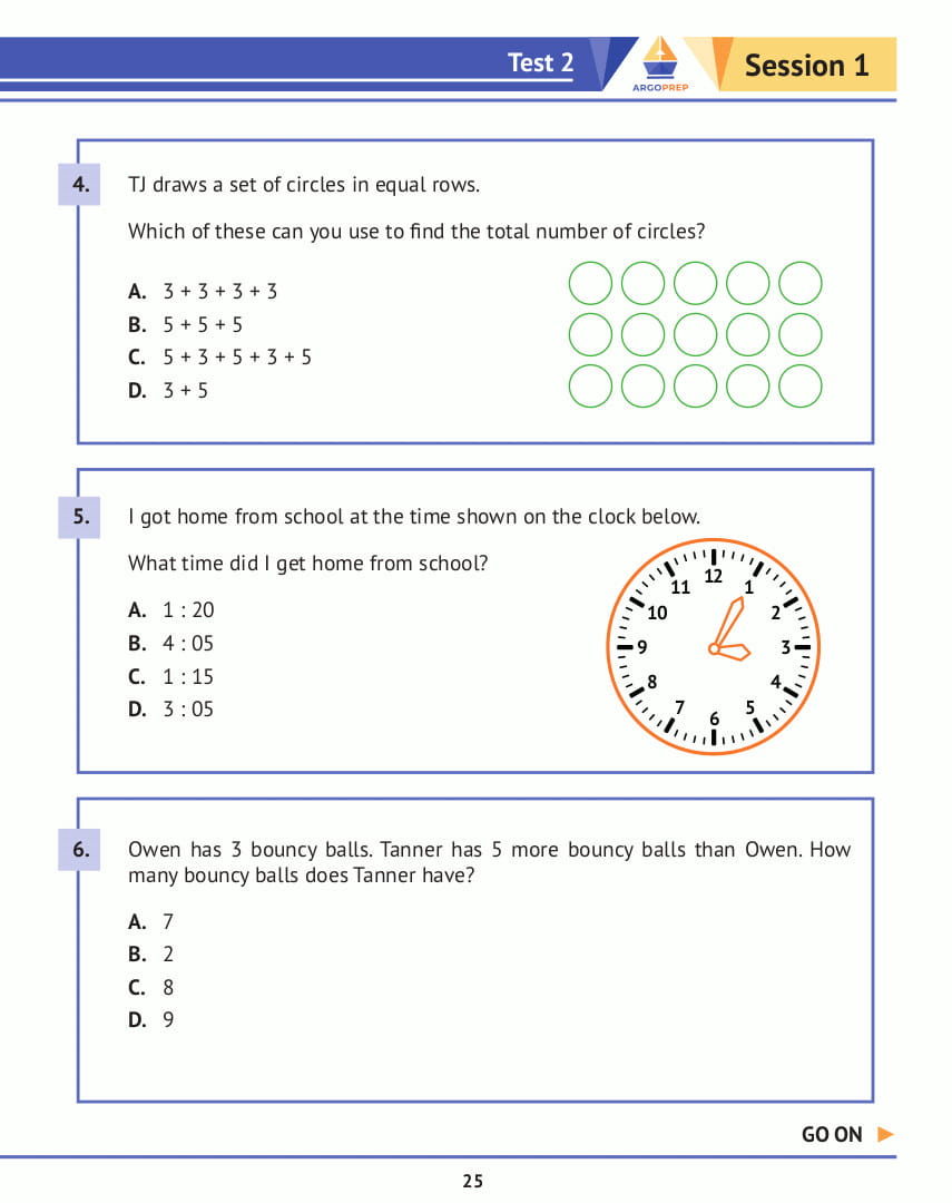 2nd Grade Math Practice Book: 8 Full-Length Simulated Math Tests