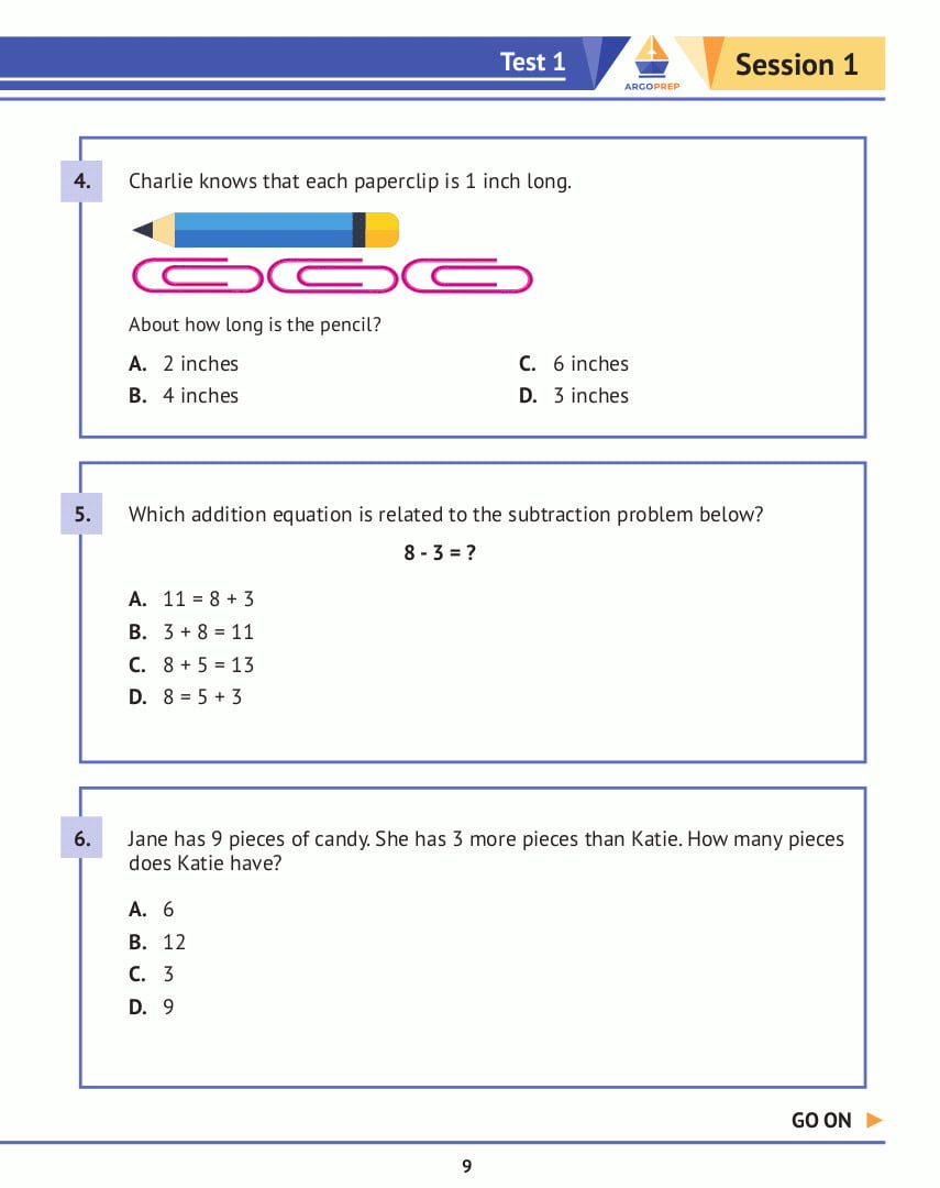 2nd Grade Math Practice Book: 8 Full-Length Simulated Math Tests