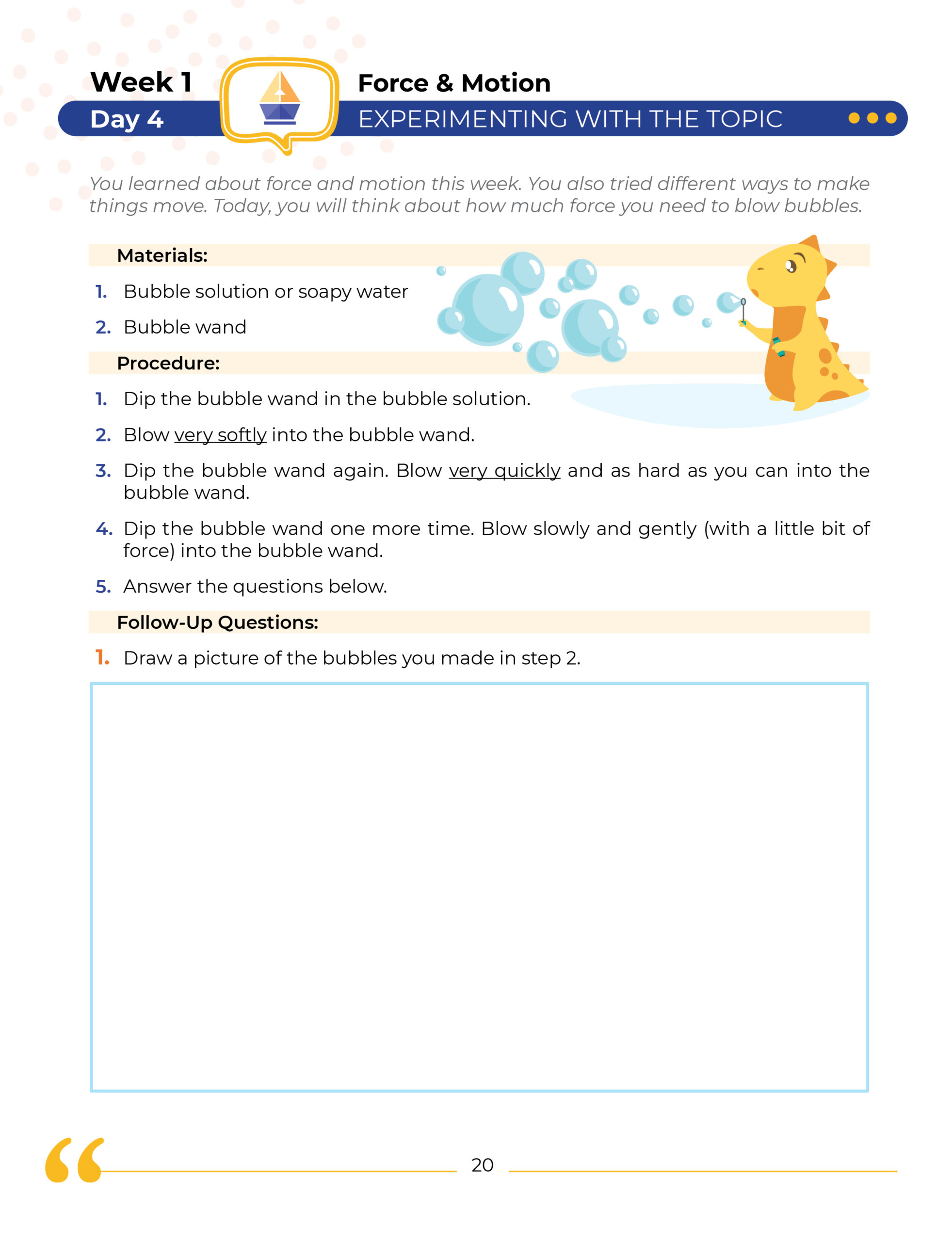 Kindergarten Science: Daily Practice Workbook | 20 Weeks of Fun Activities