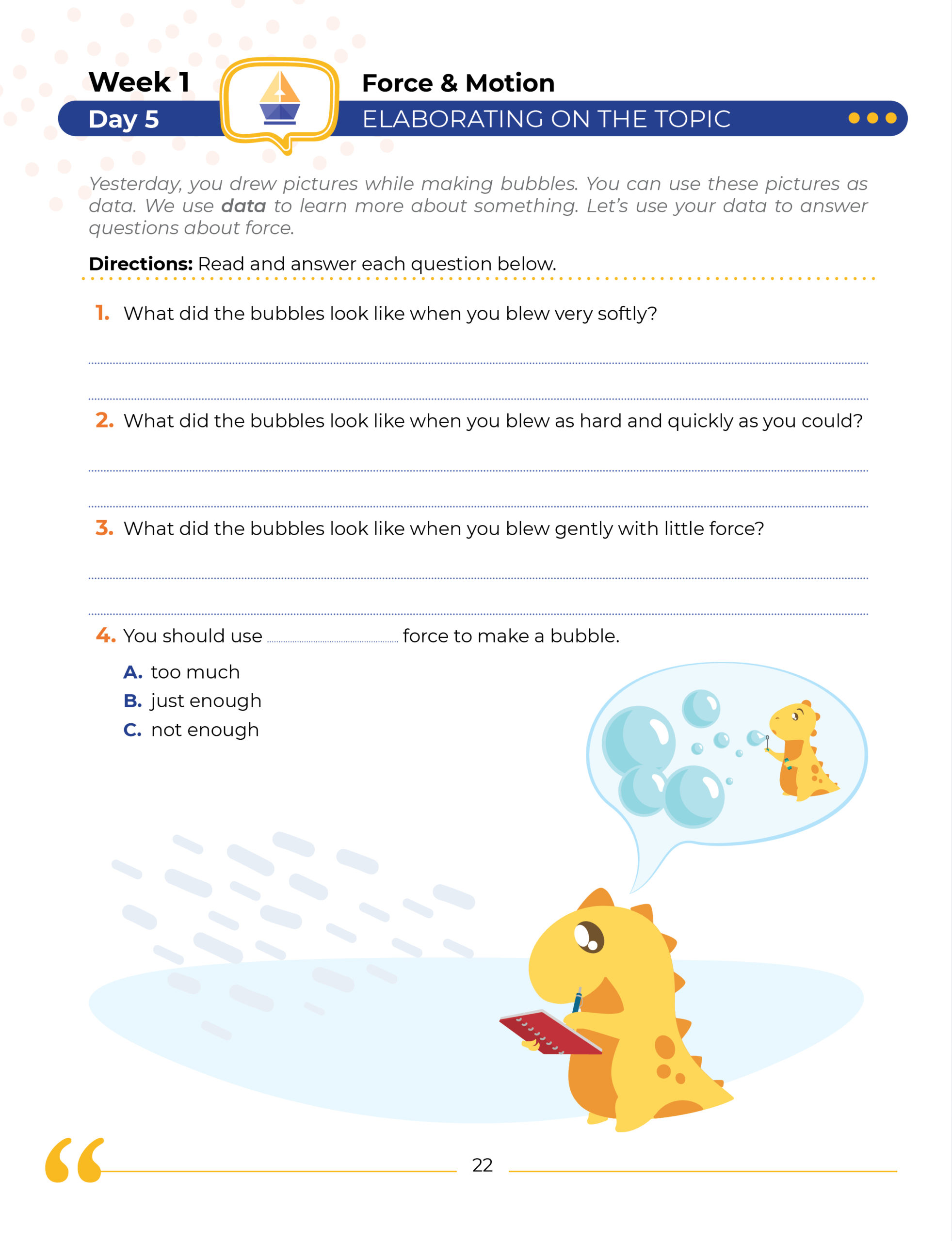Kindergarten Science: Daily Practice Workbook | 20 Weeks of Fun Activities