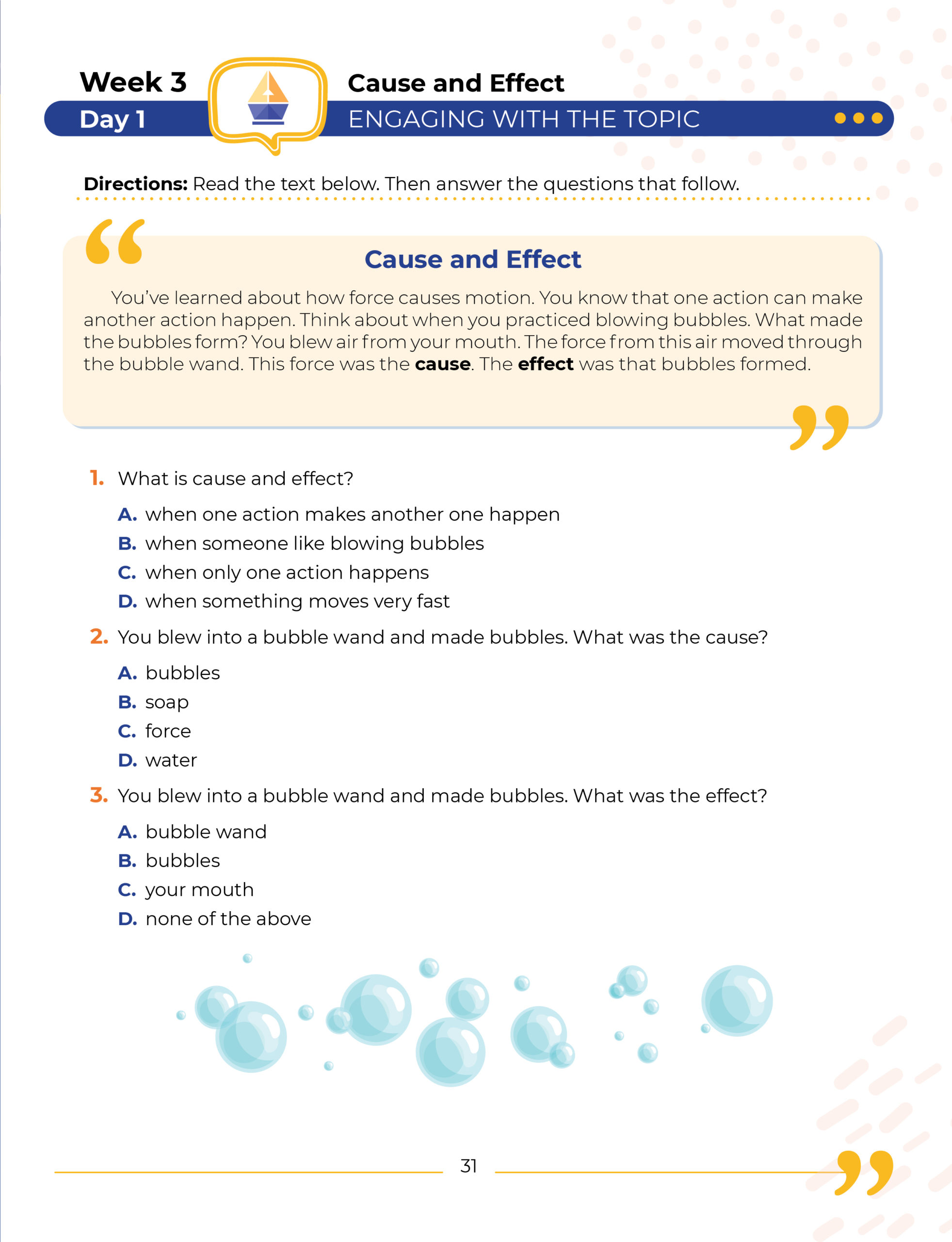 Kindergarten Science: Daily Practice Workbook | 20 Weeks of Fun Activities