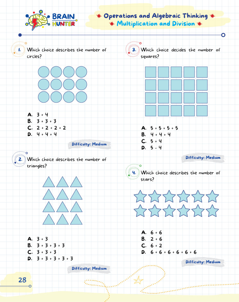 Math Practice Workbook For Grades 1-3