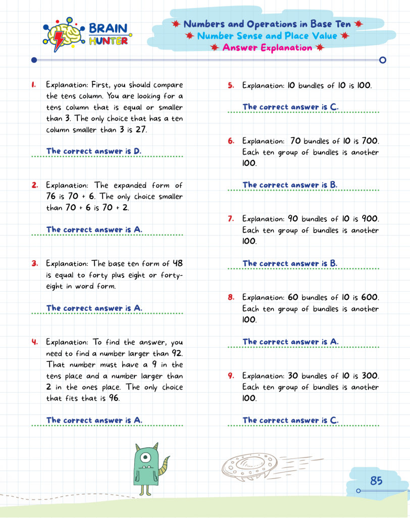 Math Practice Workbook For Grades 1-3