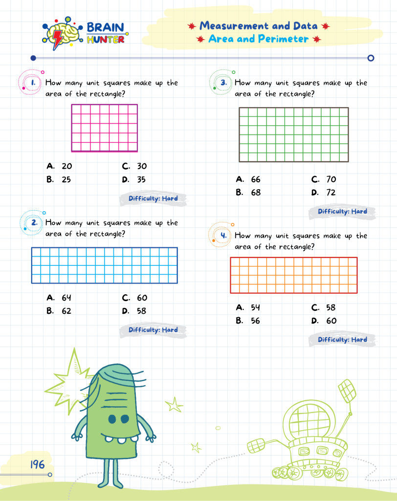 Math Practice Workbook For Grades 1-3