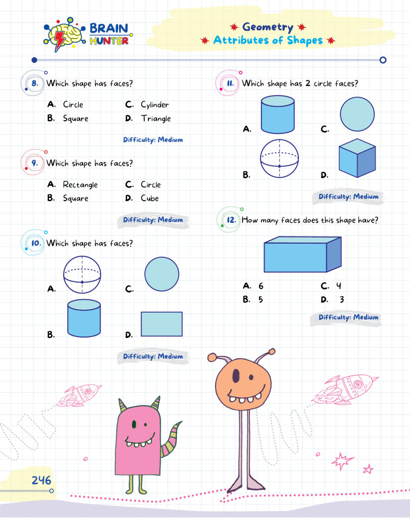 Math Practice Workbook For Grades 1-3