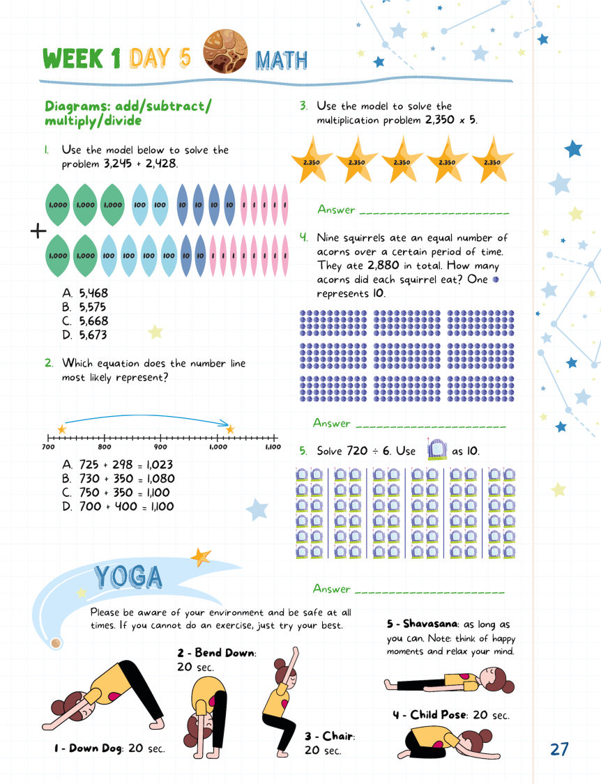 Kids Summer Academy by ArgoPrep: Grade 4-5